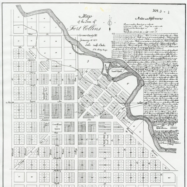 City Plat Map, 1873