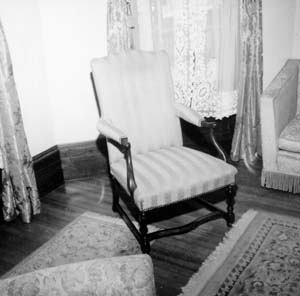 Chair in southeast corner