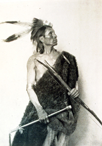 Indian brave, c. 1890