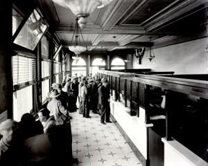 Interior at College and Mountain, 1930s