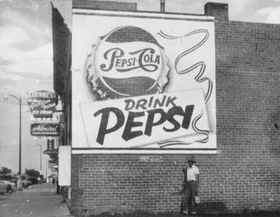 Don's Pepsi-Cola sign, c. 1956