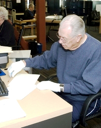 Volunteer at the Archive