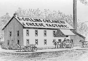 The Fort Collins Creamery and Cheese Factory, E.C. Keyes, Proprietor, c.1900