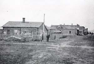 Looking South on Linden Street, c.1878