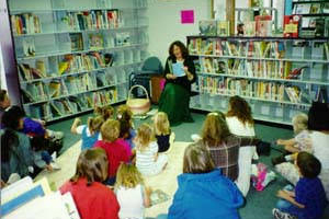 Storytime at Mini Library, c. 1995