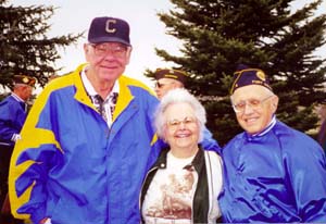 Bob Pike, Althea Williams, Harold Kennedy, Veteran's Day, Edora Park, Nov. 14, 1999